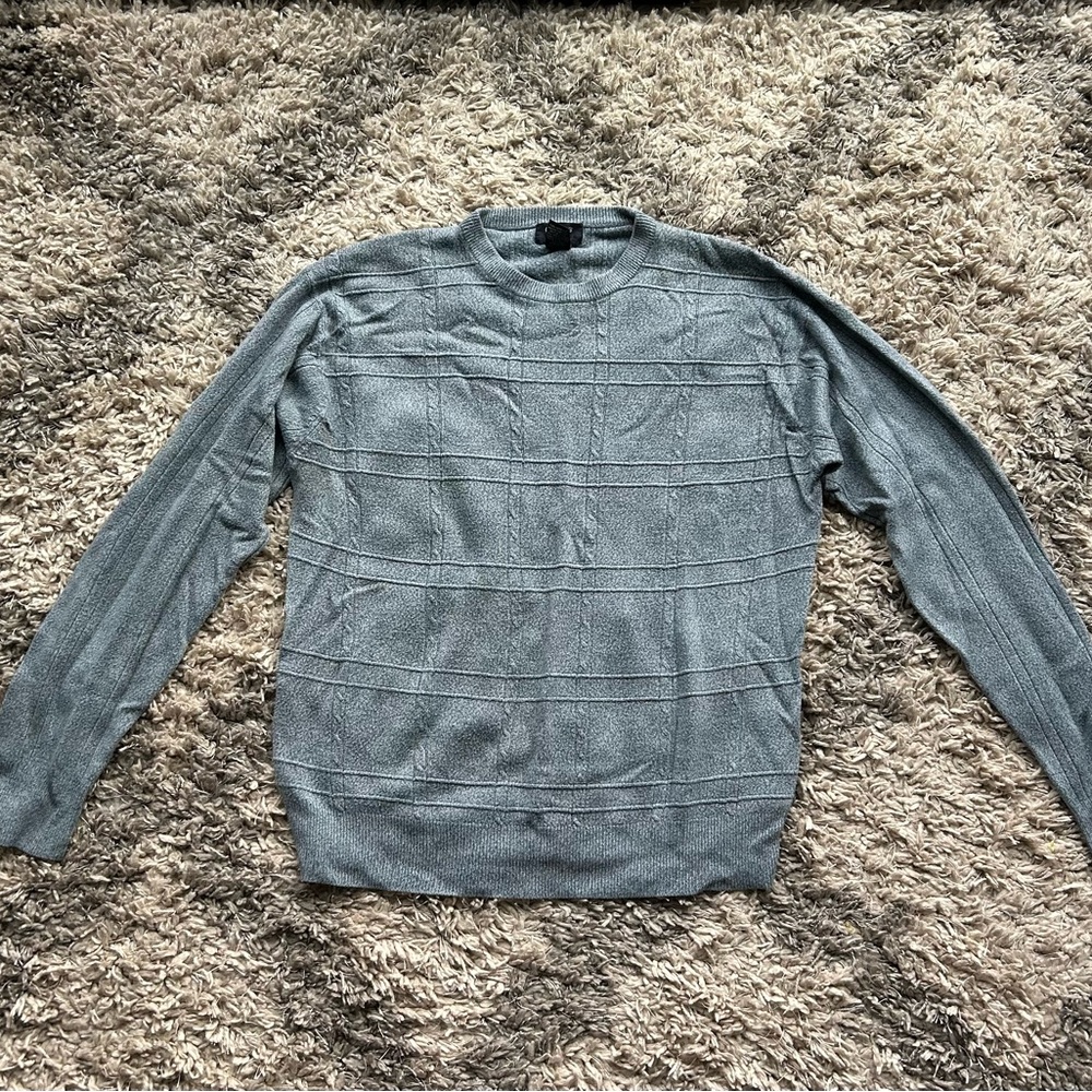 Dockers Men's Light Blue Crewneck Sweater